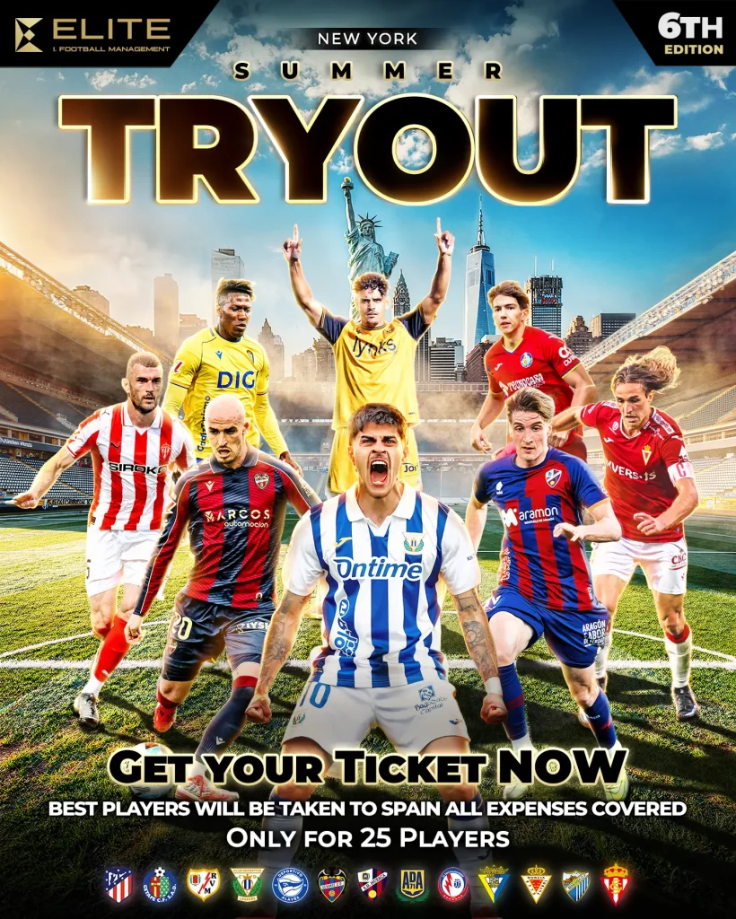 Poster New York Soccer Tryout Summer 2026 - Elite IFM